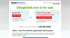 Desktop Screenshot of elbaghdadi.com